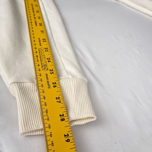 90 Degree Cream Jogger Sweatpants Workout Gym Stretch Drawstring Waist Women S - Picture 11 of 13